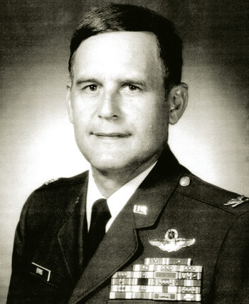 Staff photo By KILE BREWER
William Byrns is seen in an official military portrait taken after his rank advancement to Colonel soon before his retirement in the 1990s.
