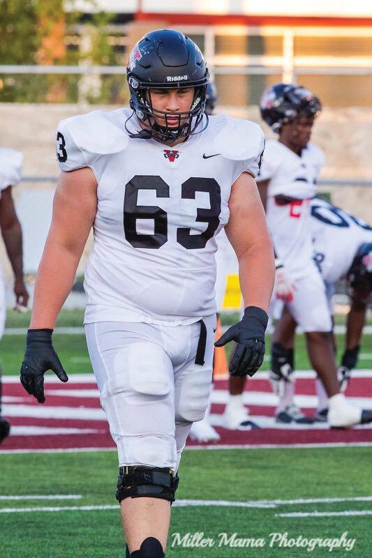 Former Middleburg High offensive guard Cole LeClair was a mammoth-sized presence of the Valdosta State offense in his first year of college football.